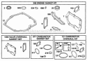 KitsGasket Sets Diagram and Parts List for 12T702-0613-99  Briggs and Stratton Engine